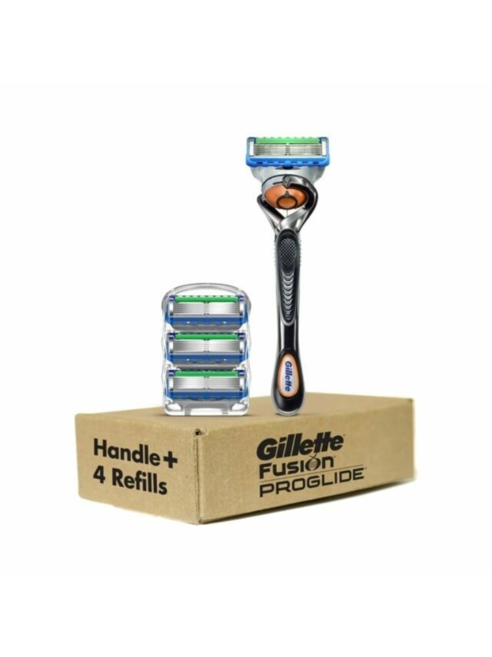Fusion ProGlide Razor Men’s Razor plus 4 Refills new